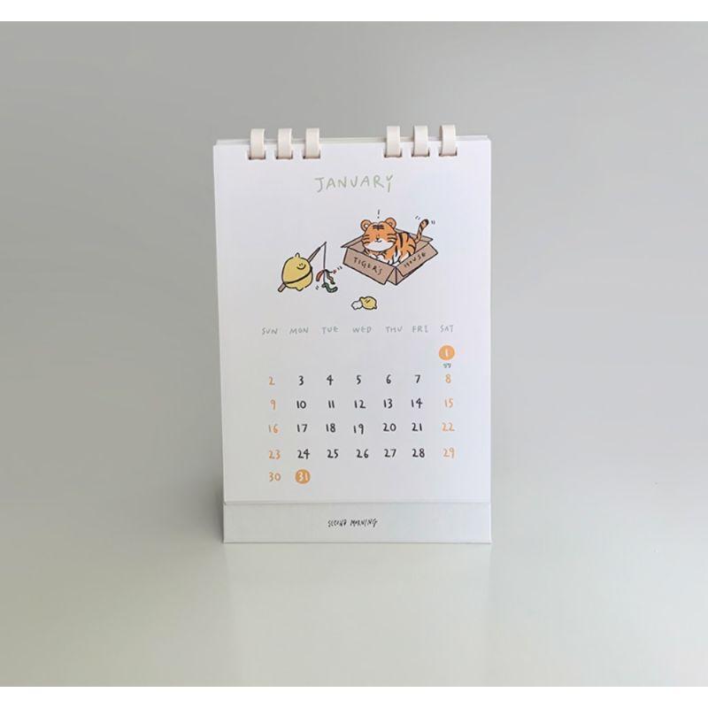 Second Morning - 2022 Triangular Desk Calendar