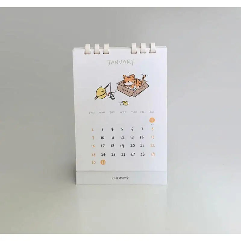 Second Morning - 2022 Triangular Desk Calendar - Second Morning - Desk Calendar - Harumio
