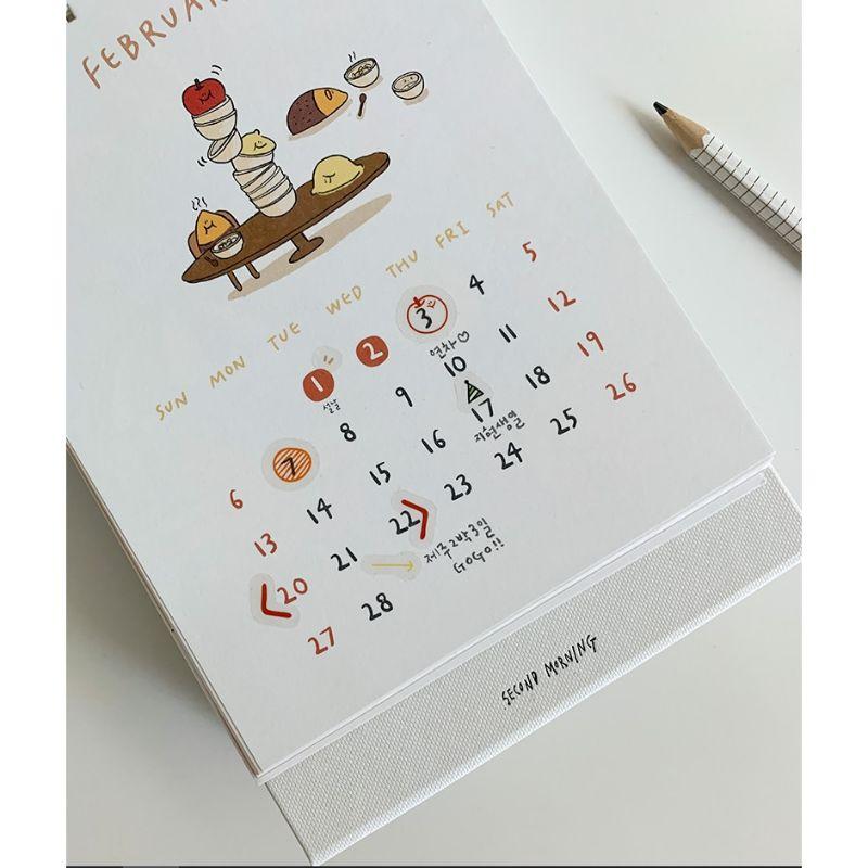 Second Morning - 2022 Triangular Desk Calendar