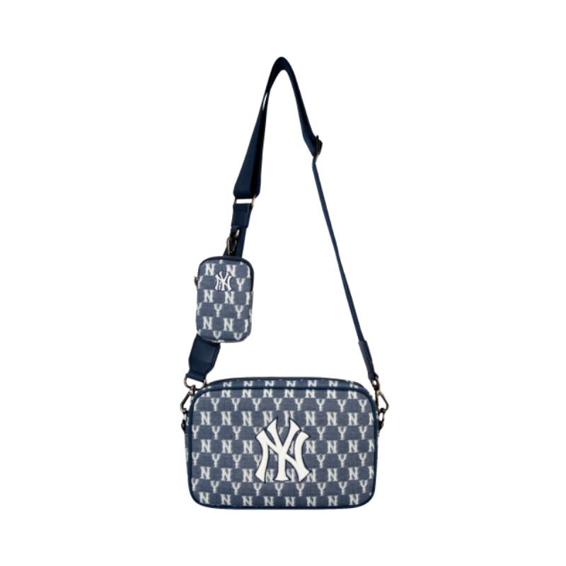 Túi Đeo Chéo MLB Jacquard Monogram Cross Bag New York Yankees Màu Xanh Navy