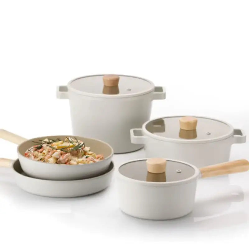 Neoflam - FIKA 5-Piece Induction Pots and Pan Set - Neoflam - Kitchenware - Harumio