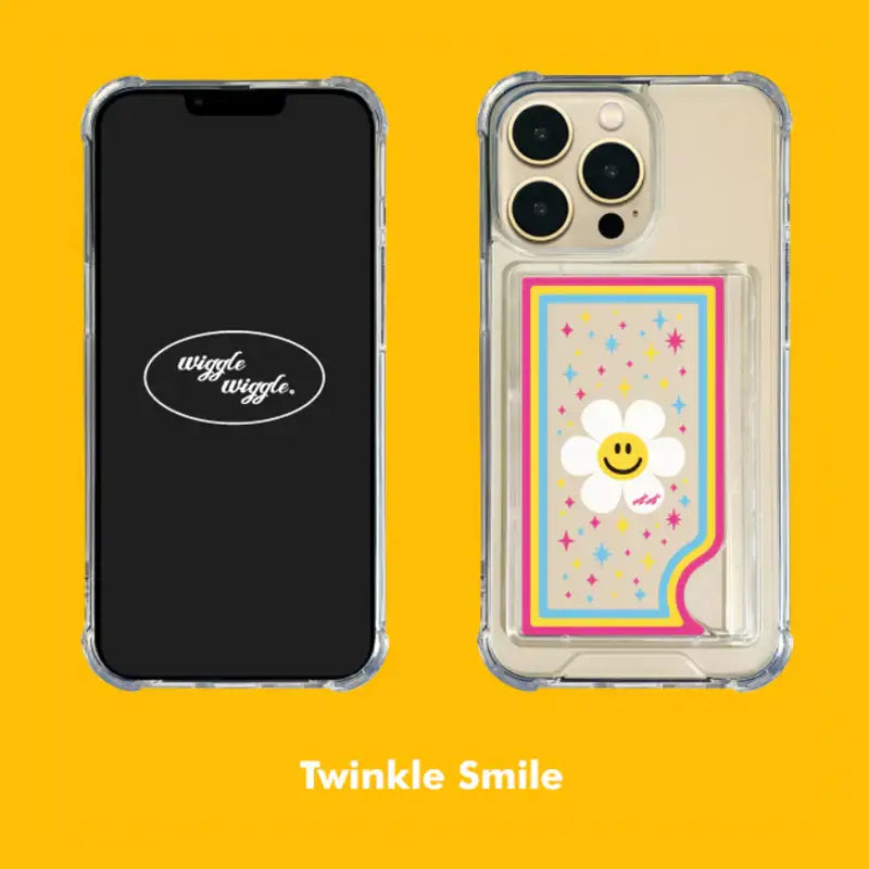 Wiggle Wiggle - iPhone Transparent Card Case - Wiggle Wiggle - iPhone case - Harumio