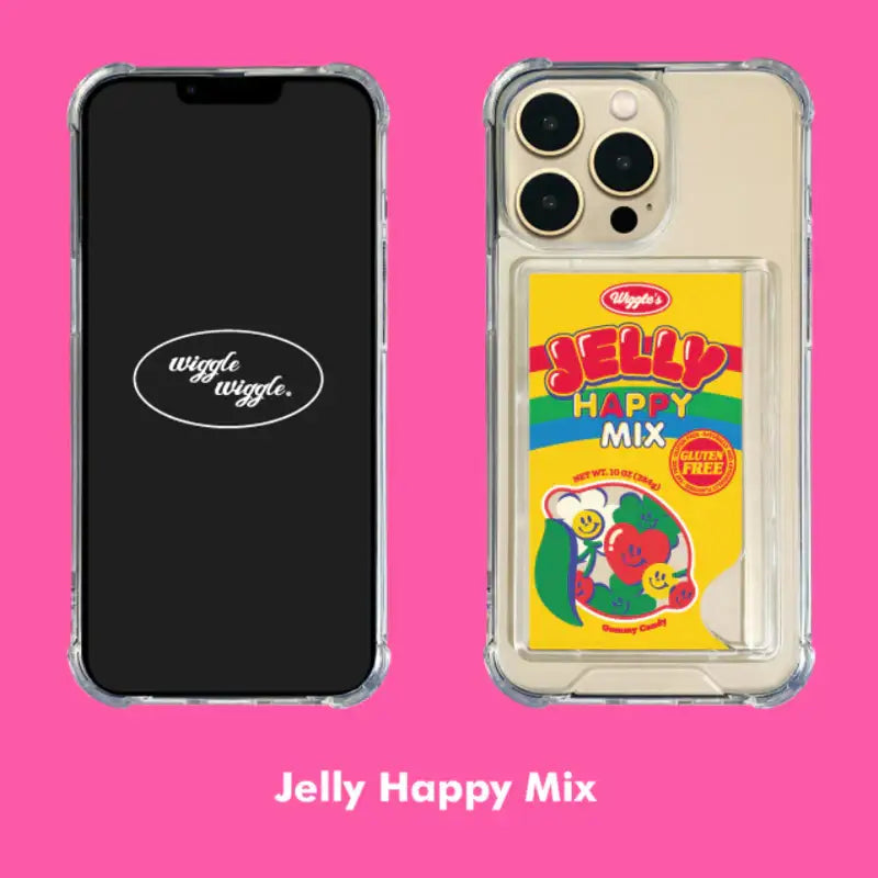 Wiggle Wiggle - Samsung Series Transparent Card Case - Wiggle Wiggle - Phone Case - Harumio