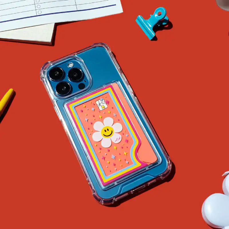 Wiggle Wiggle - iPhone Transparent Card Case - Wiggle Wiggle - iPhone case - Harumio