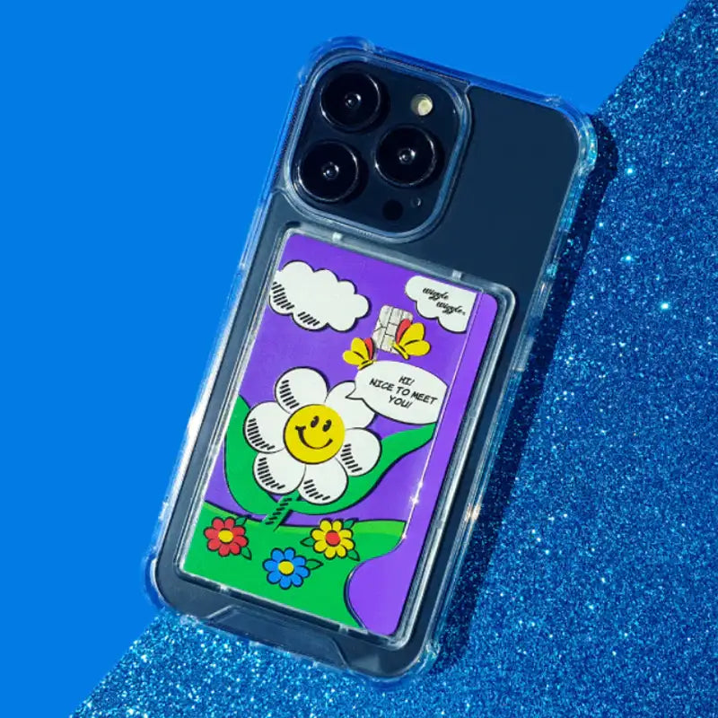Wiggle Wiggle - Samsung Series Transparent Card Case - Wiggle Wiggle - Phone Case - Harumio