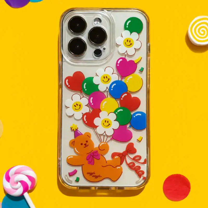 Wiggle Wiggle - iPhone Transparent Case 3 - Wiggle Wiggle - iPhone case - Harumio
