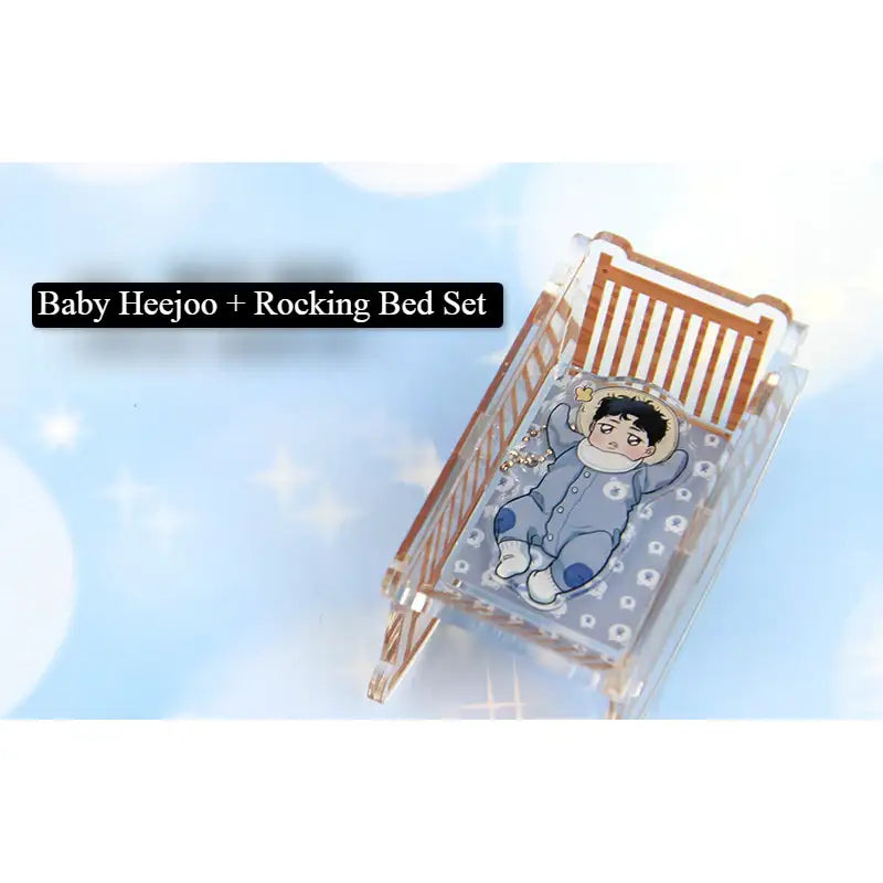 New Year's Eve Passion - Cradle Acrylic Stand + Charm - Webtoon Shop - Acrylic Stand - Harumio