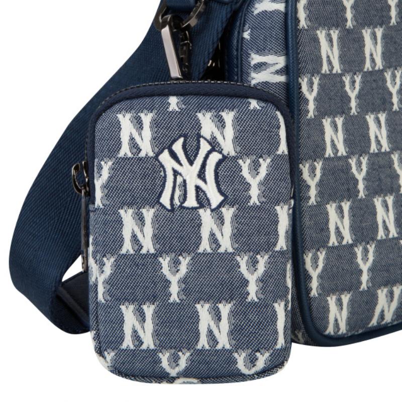 MLB Korea - New York Yankees Monogram Jacquard Crossbody Bag