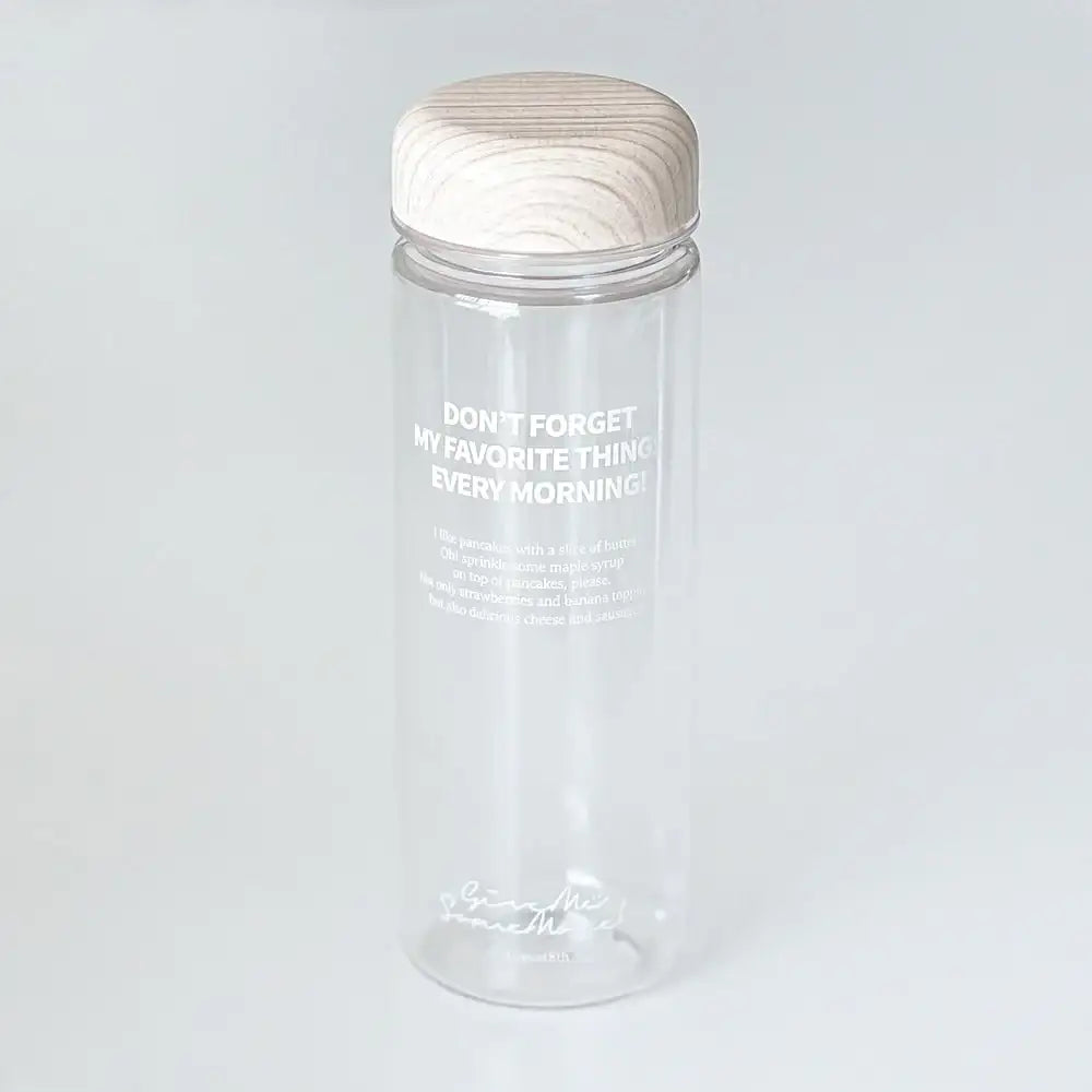 August8th - Every Morning Wood Bottle (500ml) - August8th - Accessories - Harumio