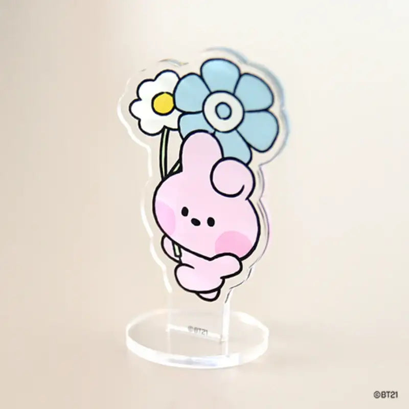 Monopoly x BT21 - Minini Acrylic Stand - Happy Flower - Monopoly - Acrylic Stand - Harumio