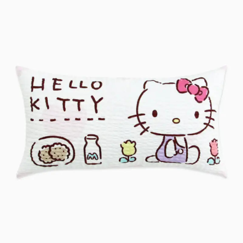 NARA HOME DECO X Hello Kitty - Happy Daily Ripple Summer Kids Pillow