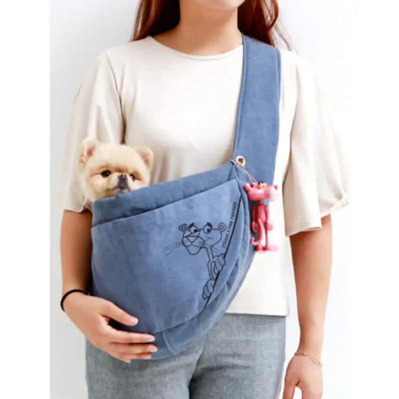 ITSDOG - Pet Pink Panther Messenger Sling Bag - ITSDOG - Pet Accesories - Harumio