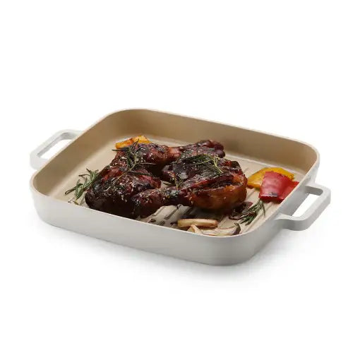 Neoflam - FIKA 28cm Induction Square Grill Pan - Neoflam - Kitchenware - Harumio