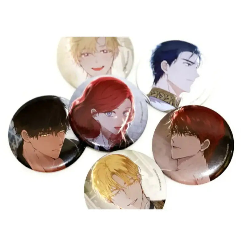 It Seems Like I've Fallen into a Reverse Harem Game - Can Badge - Daon Webtoon Store - Can Badge - Harumio