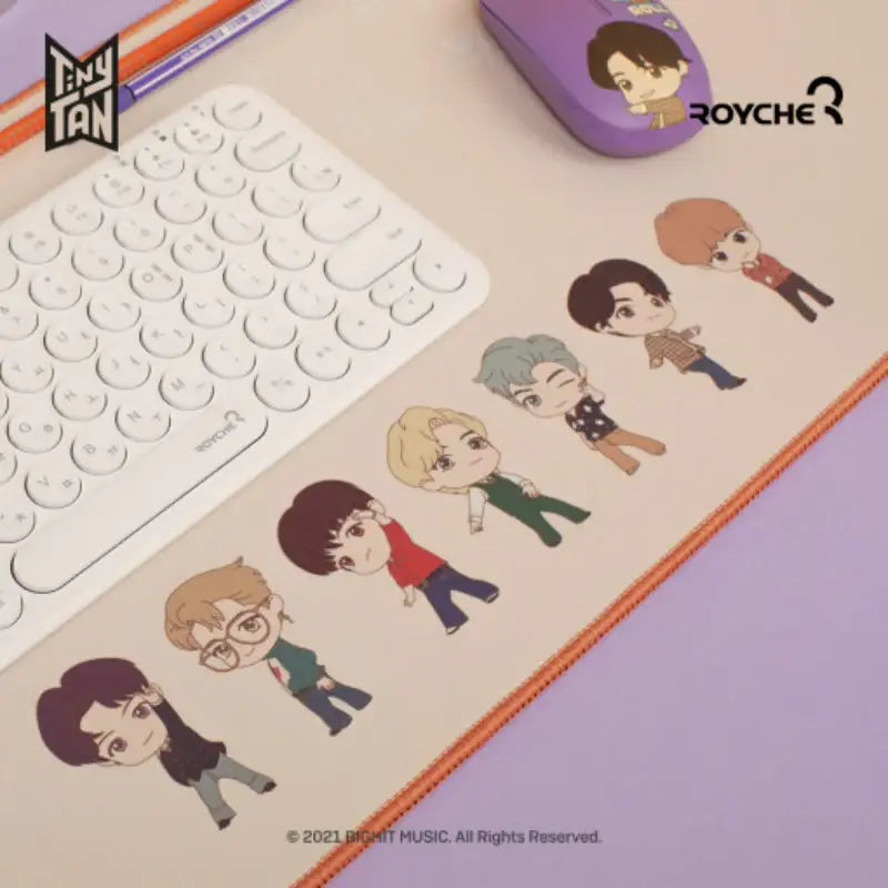 BTS - TinyTAN - Dynamite Long Mouse Pad - BTS - Mouse Pads - Harumio