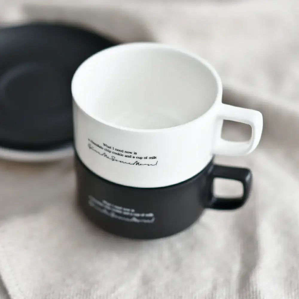 August8th - Some More Lettering Coffee Cup Set (200ml) - August8th - Accessories - Harumio