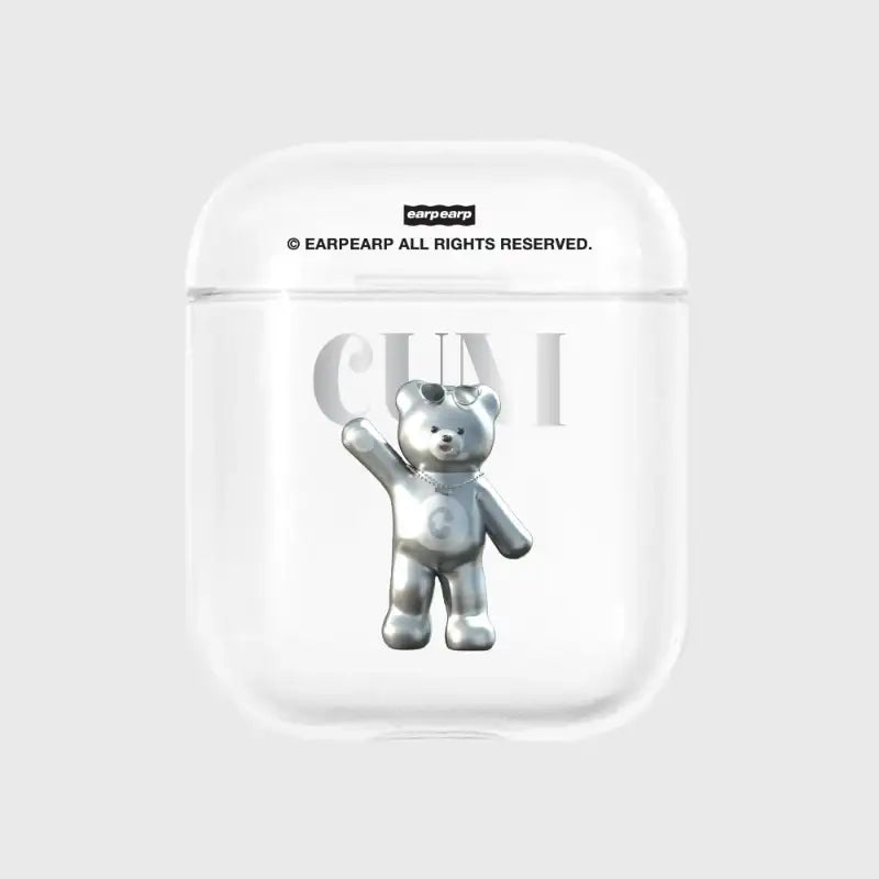 Earpearp x Pengsoo - Steel Cuni AirPods Clear Hard Case - Earpearp x Pengsoo - AirPods Case - Harumio