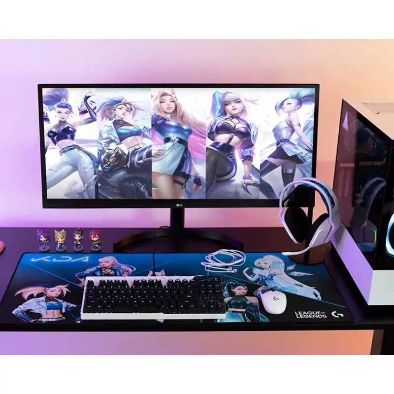 Logitech x LoL - G840 XL Gaming Mousepad - Logitech - Mouse Pads - Harumio