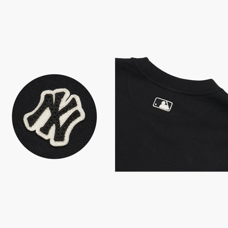 MLB Korea - Men's Basic Small Logo Long Sleeve T-Shirt