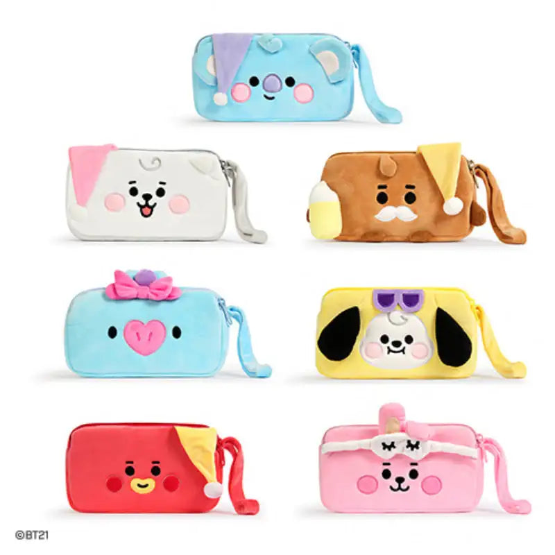 Monopoly X BT21 - Doll Pen Pouch - Party - BT21 - Accesories - Harumio