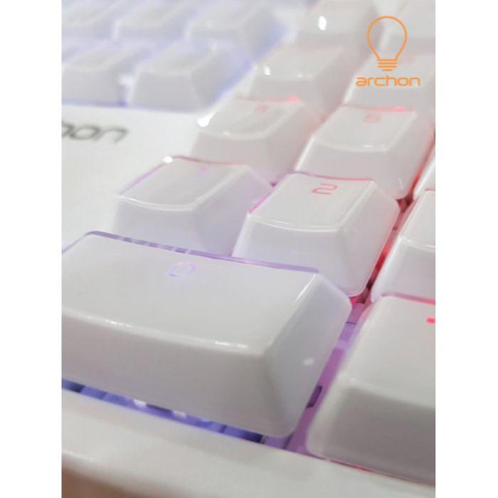 Archon - Low Profile Crystal Clear Keycap Set