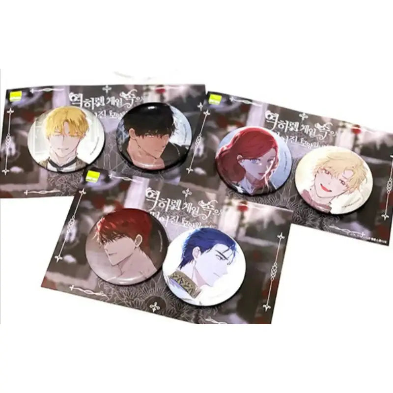 It Seems Like I've Fallen into a Reverse Harem Game - Can Badge - Daon Webtoon Store - Can Badge - Harumio