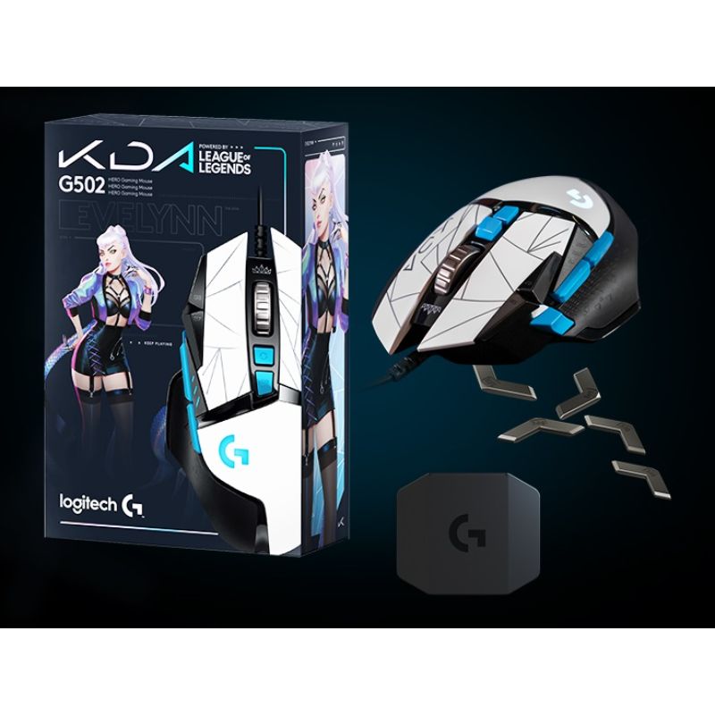 Logitech x LoL - G502 HERO KDA Gaming Mouse