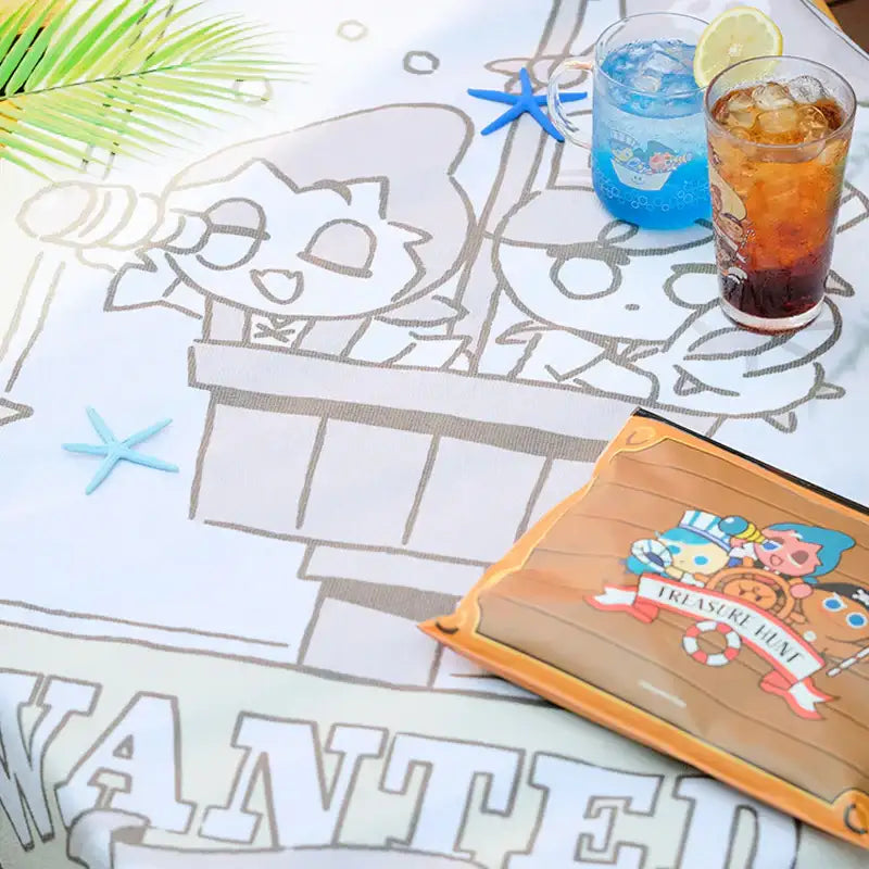 Cookie Run - Treasure Hunt Beach Towel - Cookie Run - Towel - Harumio