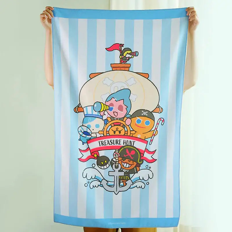 Cookie Run - Treasure Hunt Beach Towel - Cookie Run - Towel - Harumio