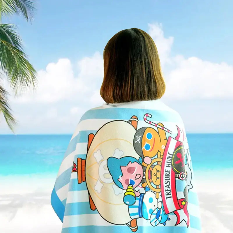Cookie Run - Treasure Hunt Beach Towel - Cookie Run - Towel - Harumio