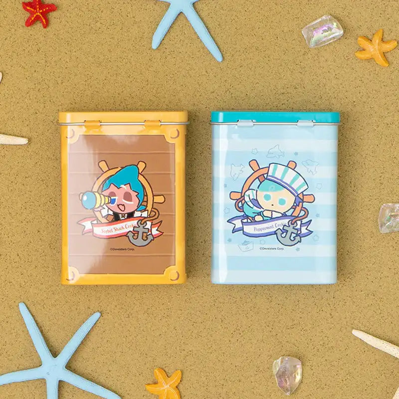 Cookie Run - Treasure Hunt Tin Case Sticker Pack - Cookie Run - Collectible - Harumio