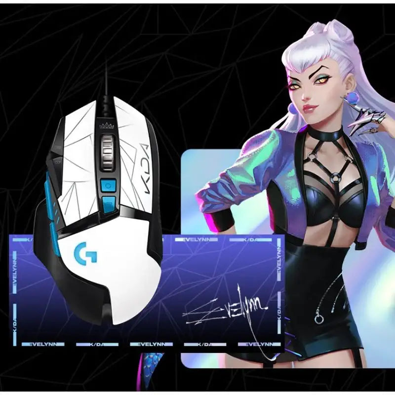 Logitech x LoL - G502 HERO KDA Gaming Mouse - Logitech - Accessories - Harumio