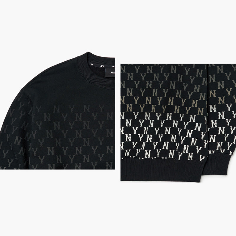 MLB Korea Gradient Monogram All-Over Overfit Sweatshirt