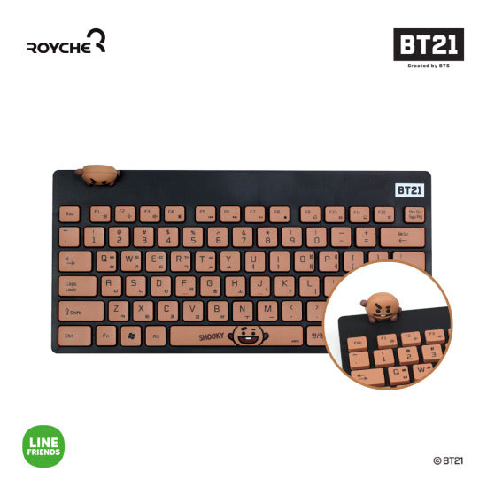 BT21 x Royche - Wireless Keyboard - Shooky