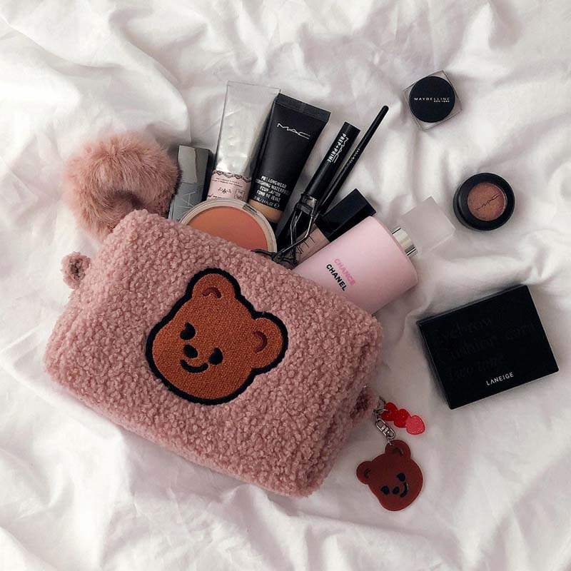Pureureumdesign x 10x10 - Cupid Bear Fur Pouch - Pureureumdesign - Accesories - Harumio