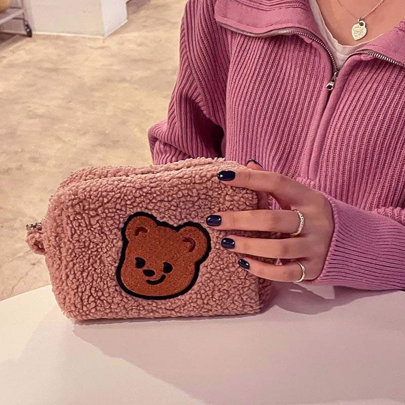 Pureureumdesign x 10x10 - Cupid Bear Fur Pouch - Pureureumdesign - Accesories - Harumio