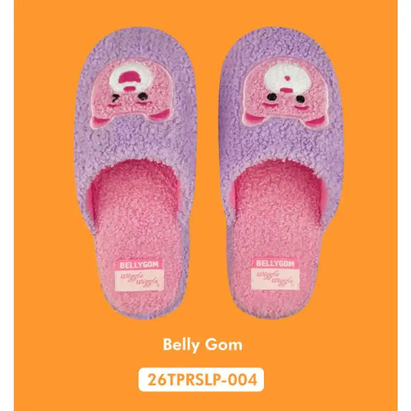 Wiggle Wiggle x Bellygom - Puffy Home Slippers - Wiggle Wiggle - Slippers - Harumio
