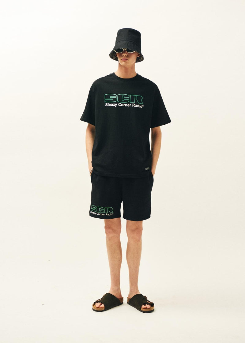 Sleazy Corner - SCR Logo T-shirt - Black