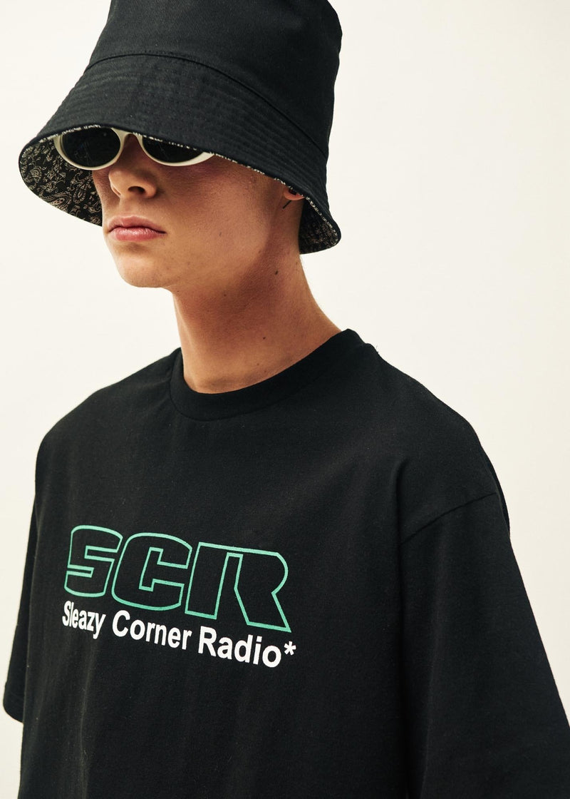 Sleazy Corner - SCR Logo T-shirt - Black