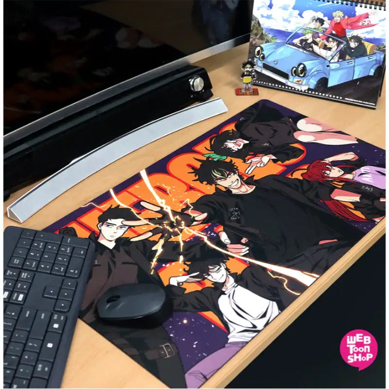 Heroes Plan B - Long Mouse Pad - Webtoon Shop - Mouse Pad - Harumio