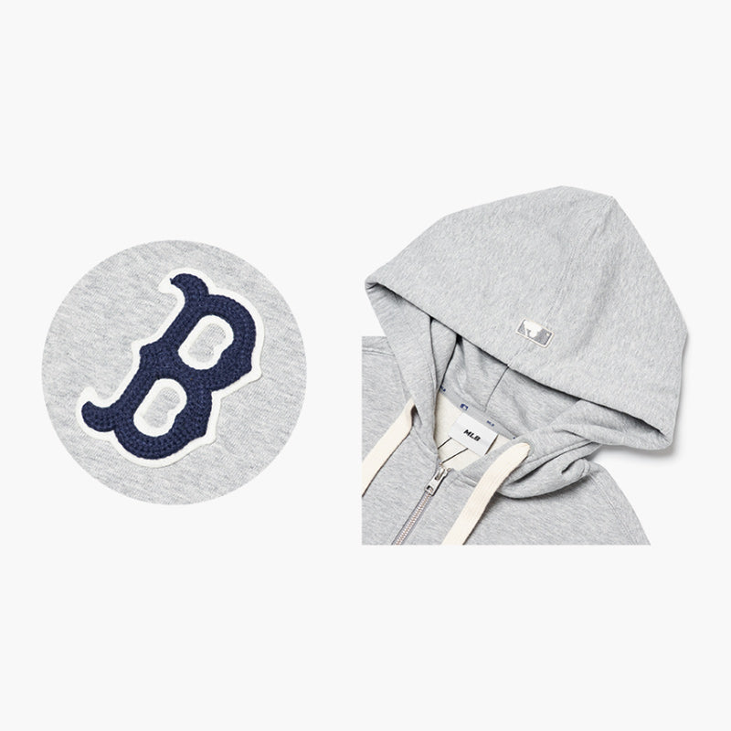 MLB Korea - Basic Medium Logo Zip Up Hoodie