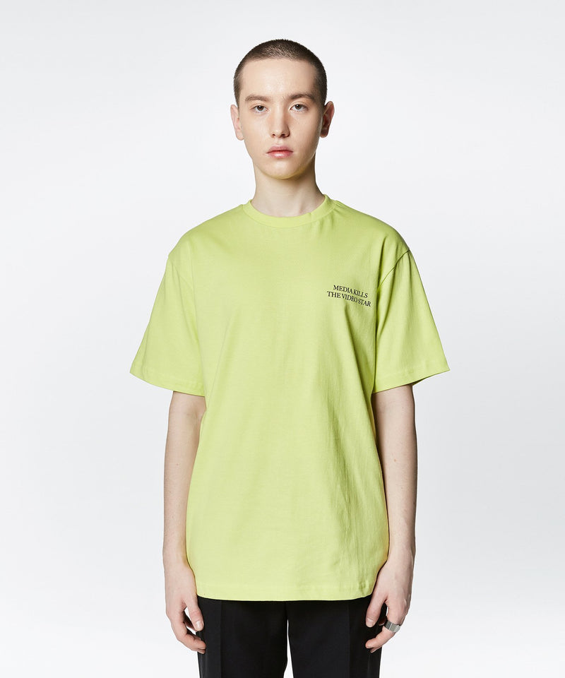 Sleazy Corner - CH-02 Media T-shirt - Yellow Green