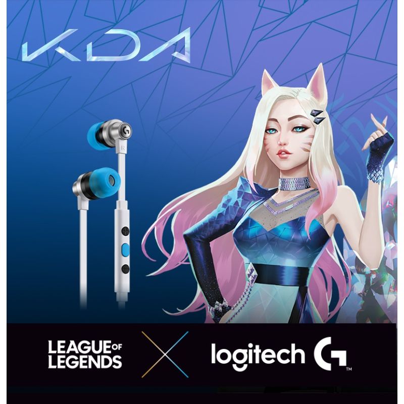 Logitech x LoL - G333 KDA Gaming Earphones