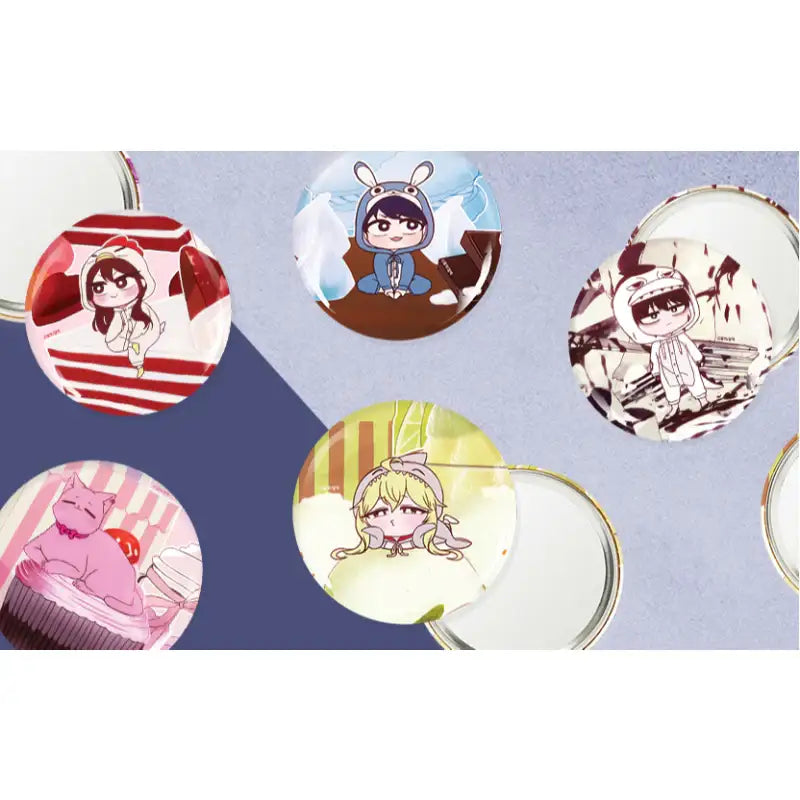 Surplus Commando - Round Hand Mirror - Webtoon Shop - Mirror - Harumio