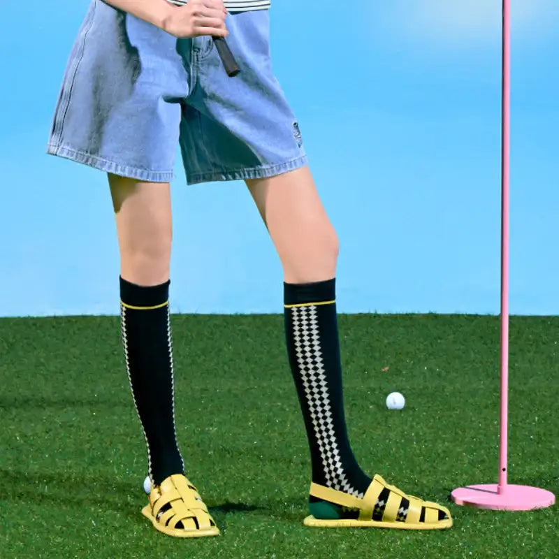 Wiggle Wiggle - Golf Knee Socks - Wiggle Wiggle - Socks - Harumio