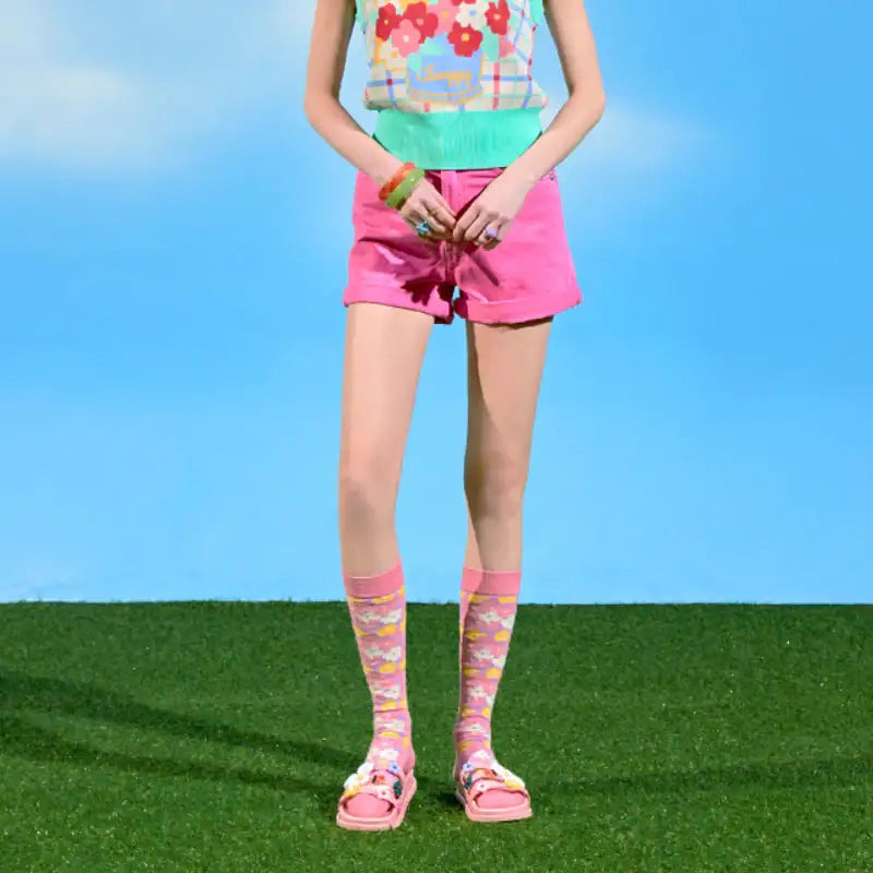 Wiggle Wiggle - Golf Knee Socks - Wiggle Wiggle - Socks - Harumio