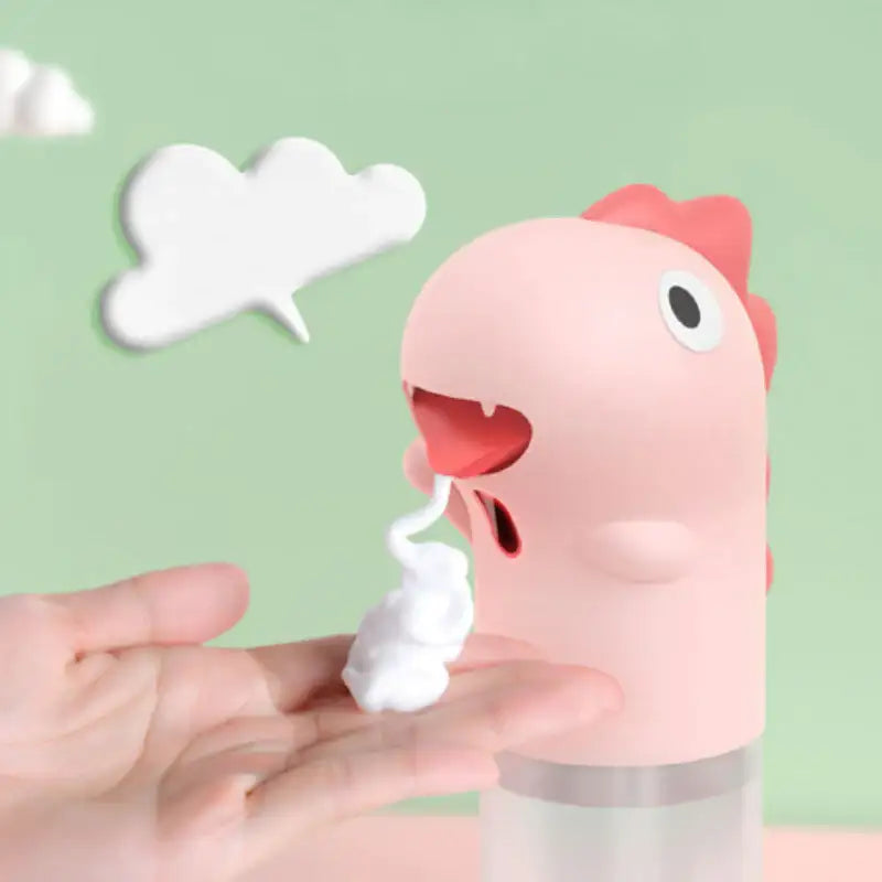 Baseus - Pink Minidinos Automatic Hand Soap Dispenser - Baseus - Soap & Lotion Dispensers - Harumio