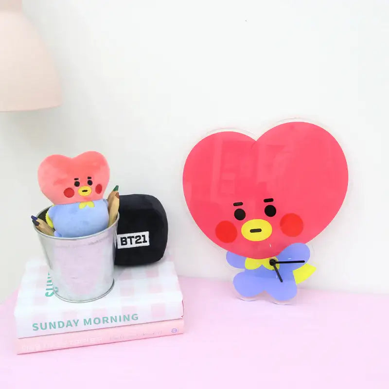 NARA HOME DECO x BT21- Baby Acrylic Wall Clock - NARA HOME DECO - Home & Living - Harumio