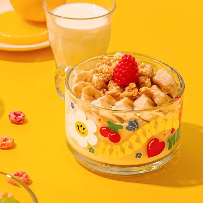 Wiggle Wiggle x Glasslock - Cereal Mug - Wiggle Wiggle - Kitchenware - Harumio