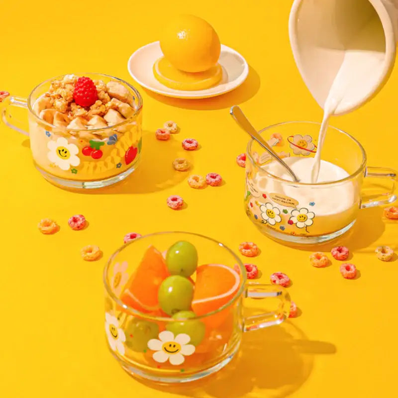 Wiggle Wiggle x Glasslock - Cereal Mug - Wiggle Wiggle - Kitchenware - Harumio